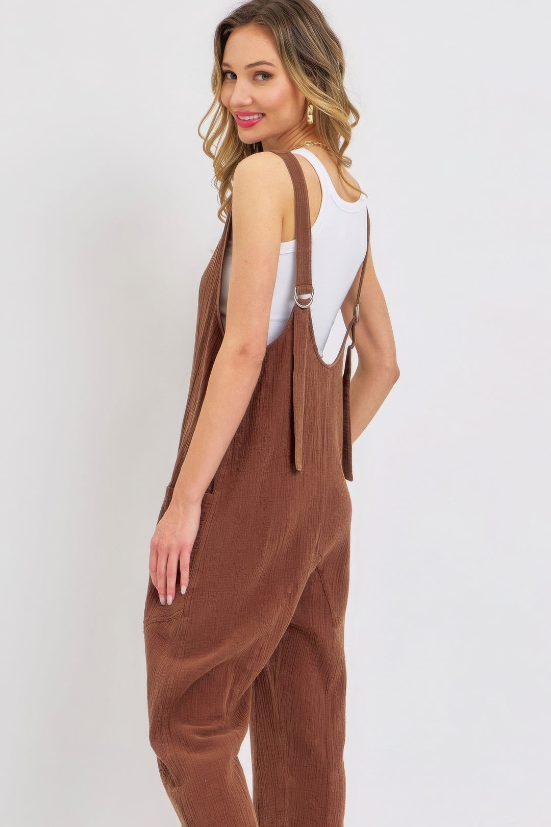 Mineral Washed Summer Jumpsuit