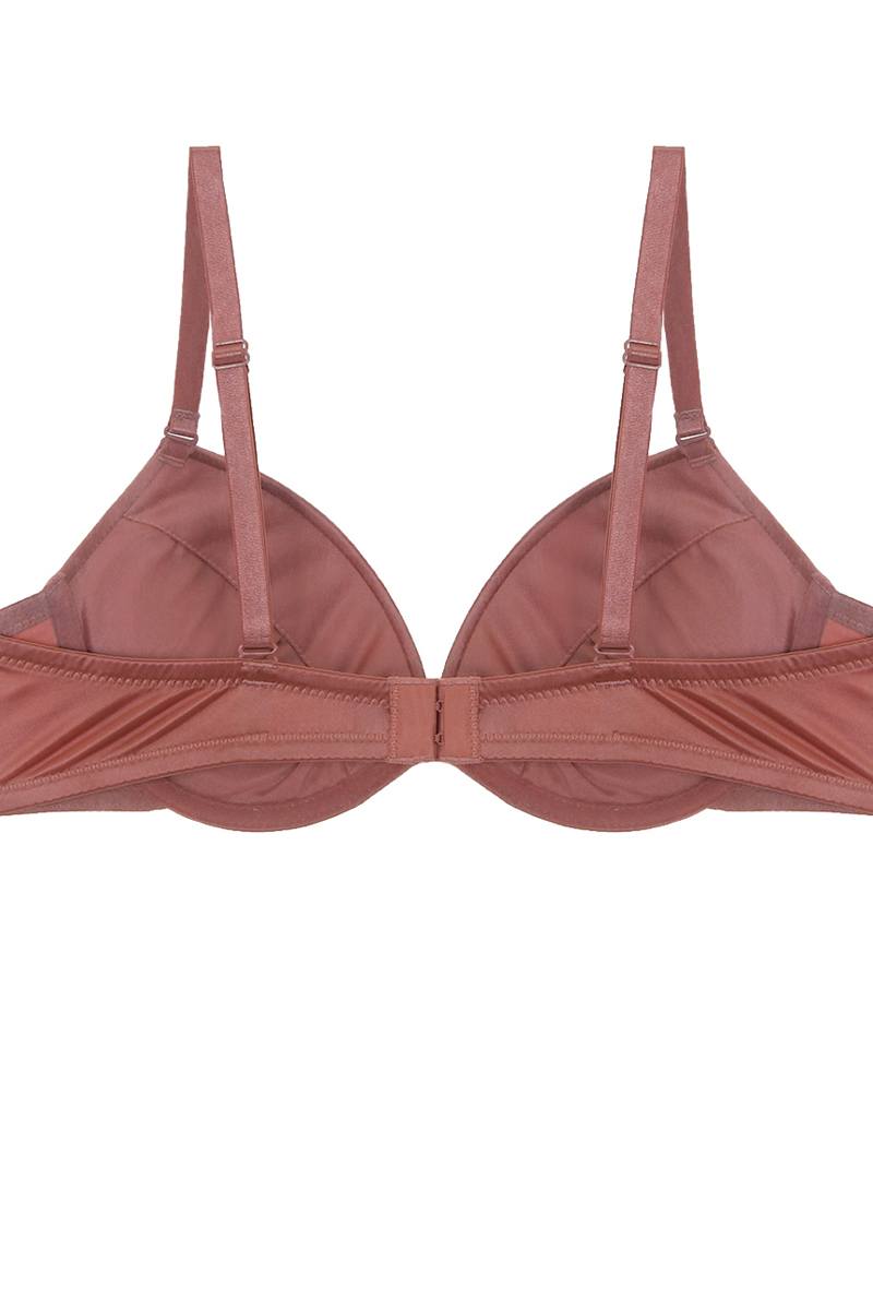 Shinny Push-up Plunge Bra