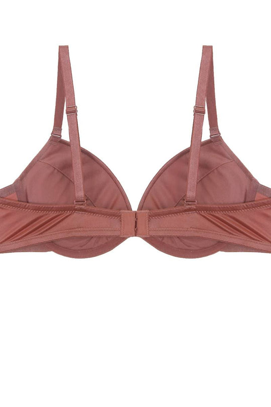 Shinny Push-up Plunge Bra