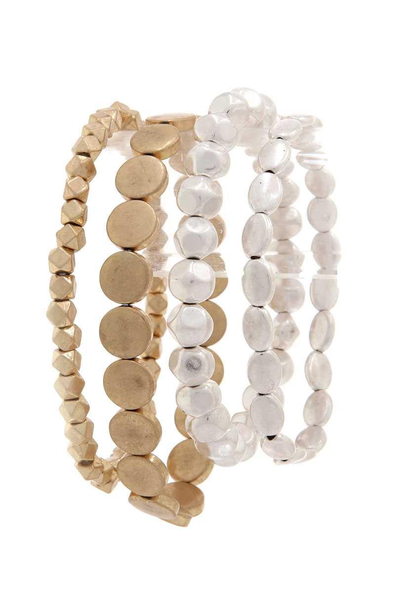 4 Layers Chic Beaded Bracelet - bulkybox