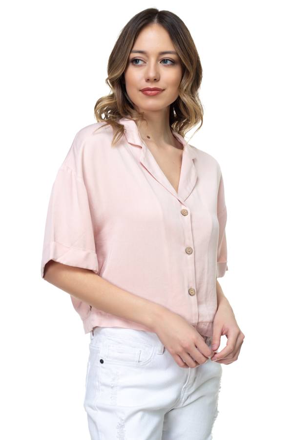 Boxy Button Down Shirt