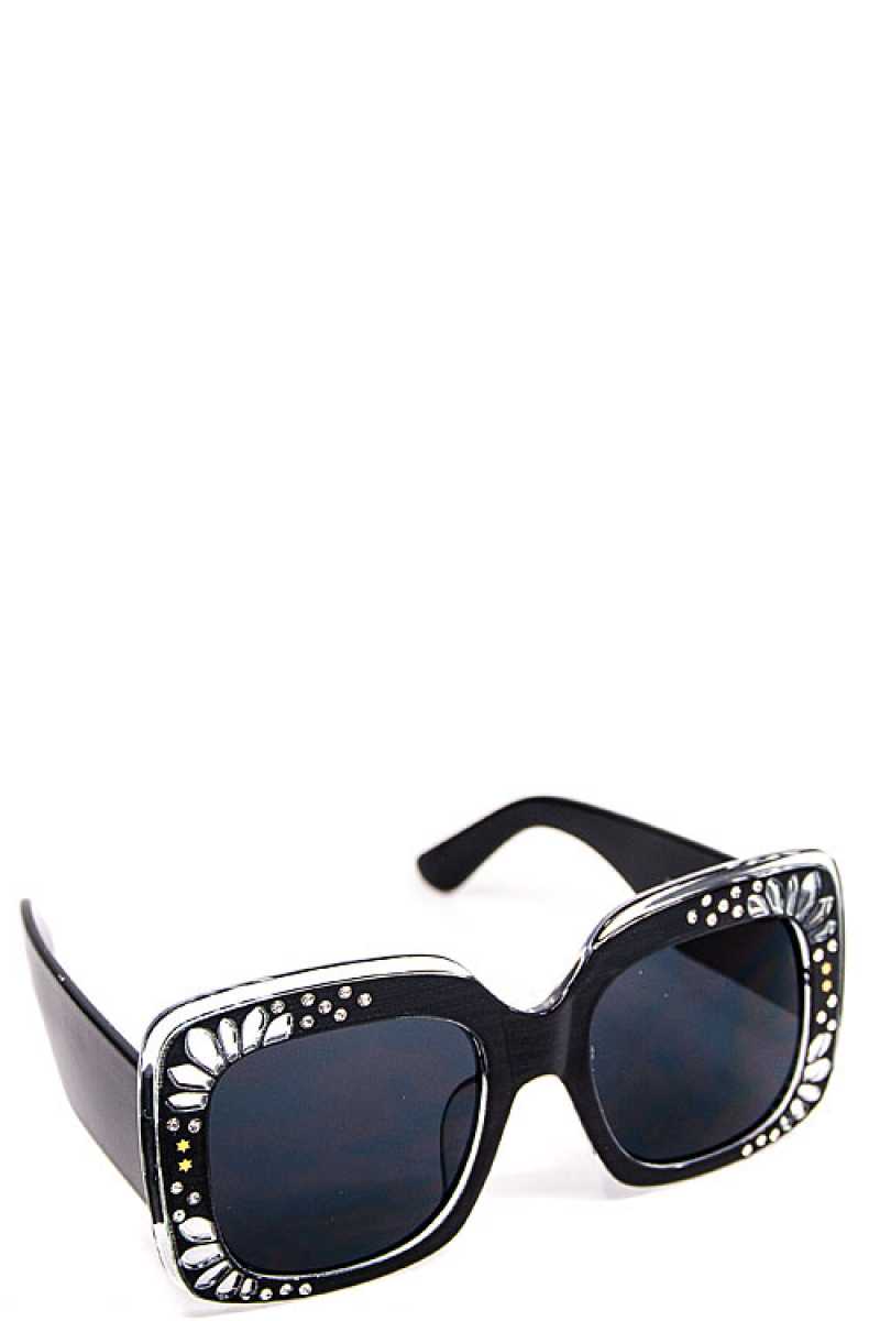 Designer Rhinestone Modern Wayfarer