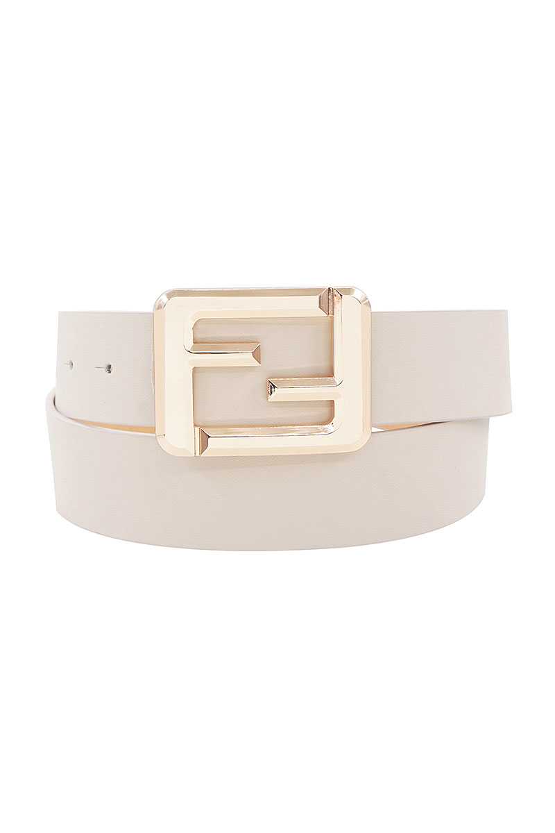 Fashion Square Letter Buckle Belt