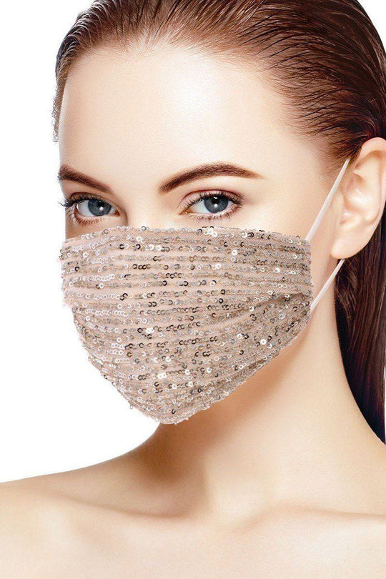 3d Sequin Fashion Facemask - bulkybox