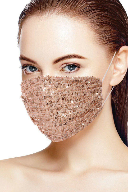 3d Sequin Fashion Facemask - bulkybox