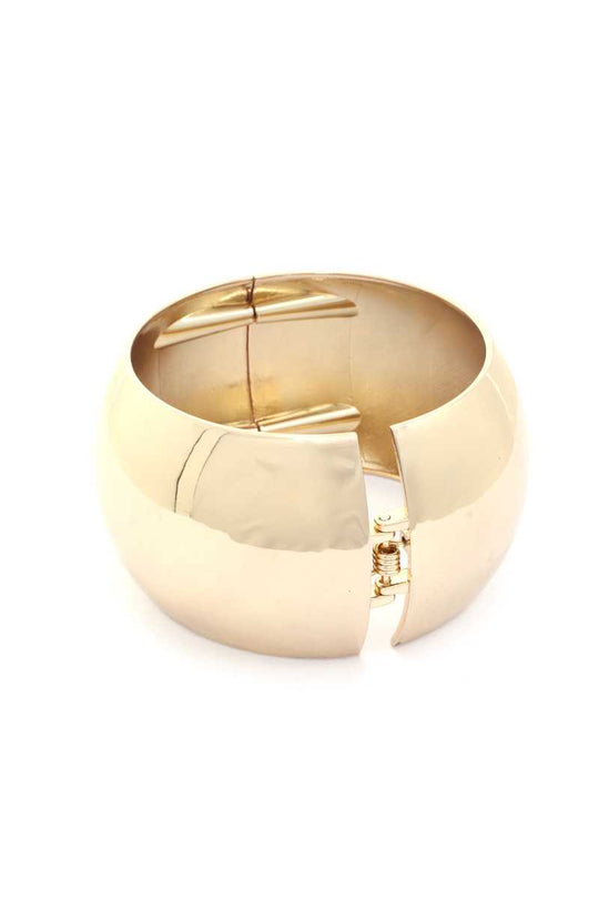 Solid Wide Cuff Bracelet