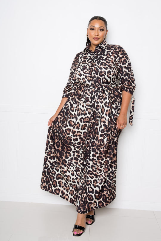 Leopard Printed Dress