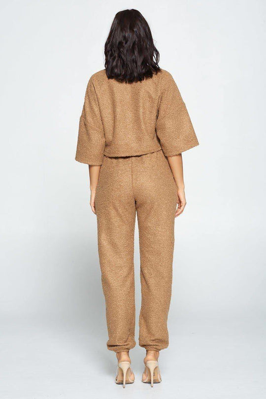 Brown Top And Pant Set - bulkybox