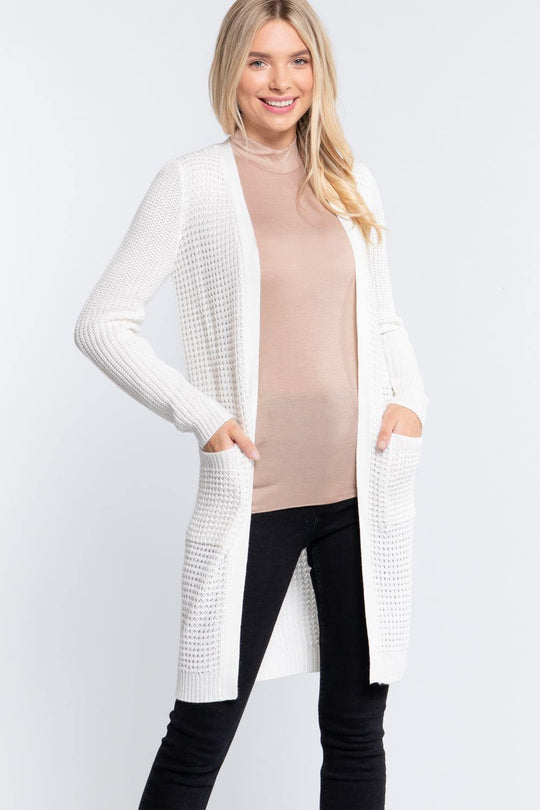 Open Sweater Cardigan - bulkybox