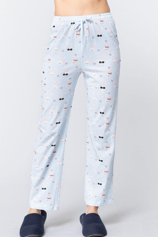 Rabbit Print Cotton Pajama - bulkybox