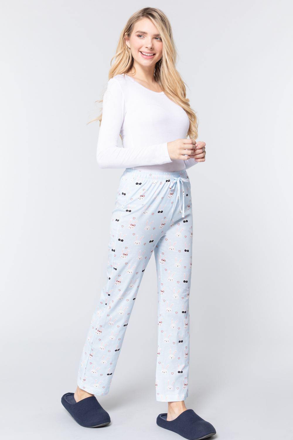 Rabbit Print Cotton Pajama - bulkybox