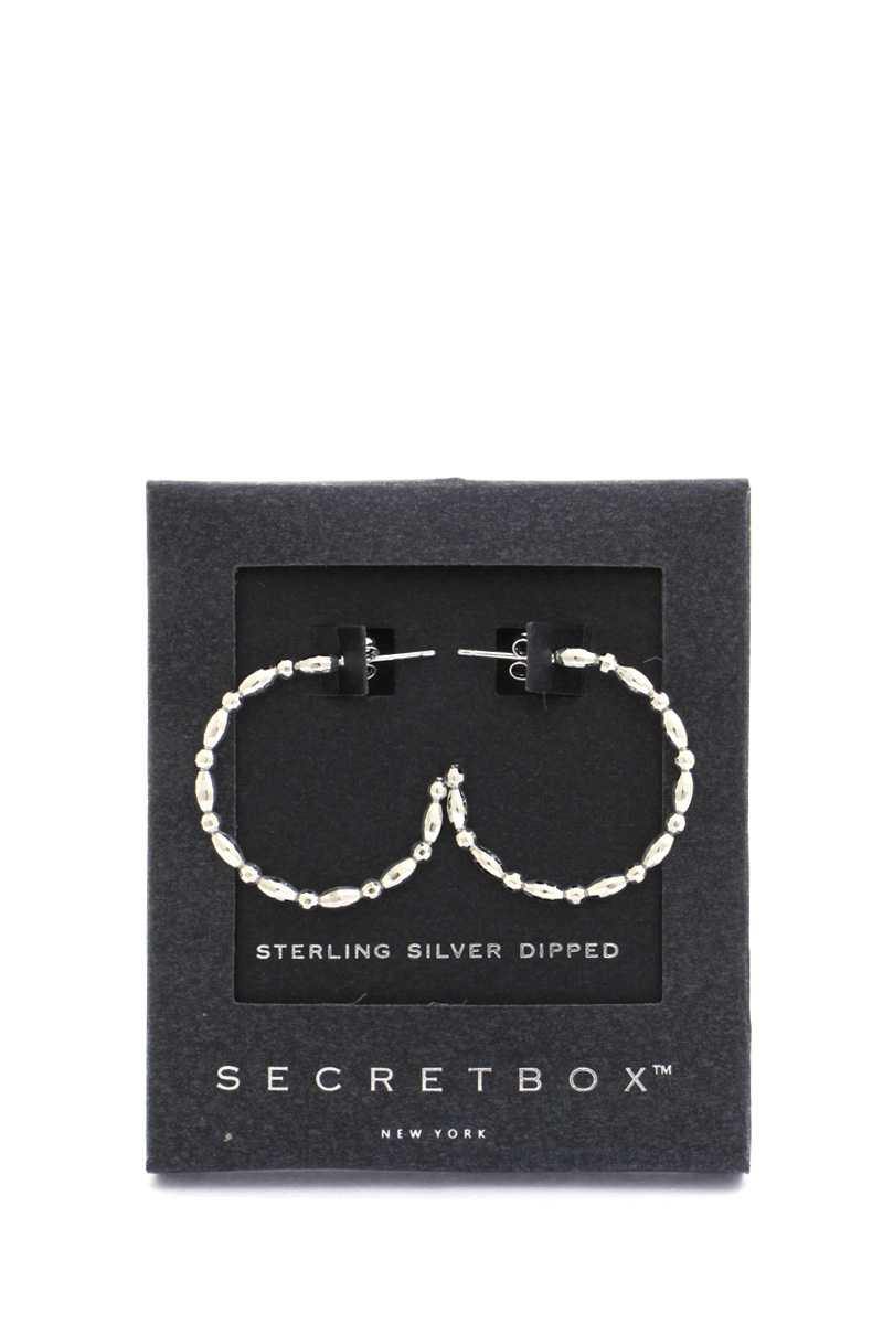 Secret Box Metal Open Circle Earring - bulkybox