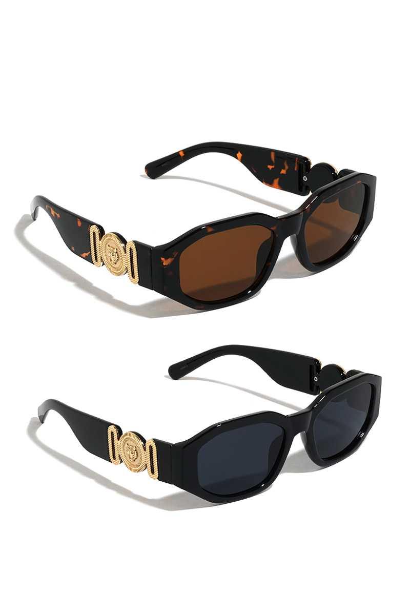 Stylish Plastic Tiger Coin Sunglasses - bulkybox