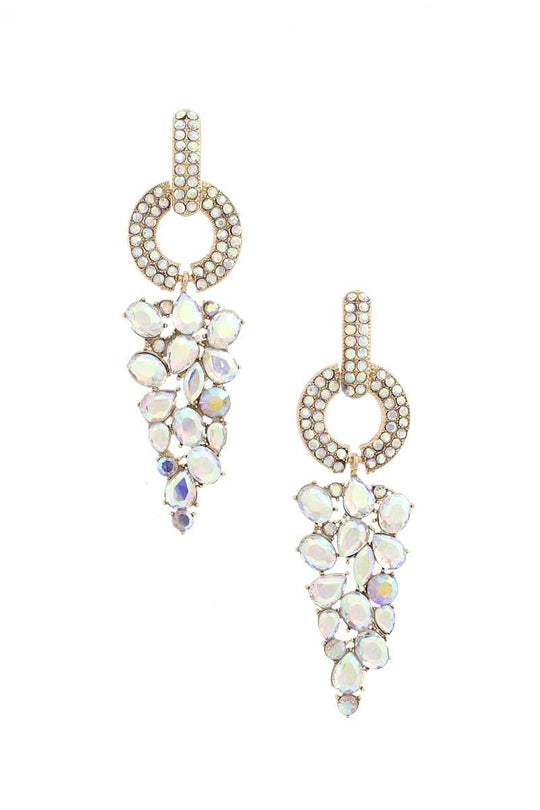 Circle Rhinestone Earring