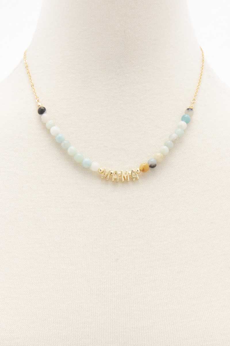 Mama Beaded Necklace